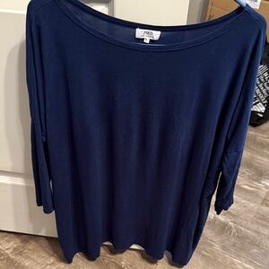Piko 1988 Deep Blue Long Sleeve Top